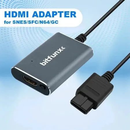 Accessory | Nintendo SNES N64 GameCube | HDMI Adapter Zero Lag 1080p S-Video Home Game Console Accessories Accessory Nintendo
