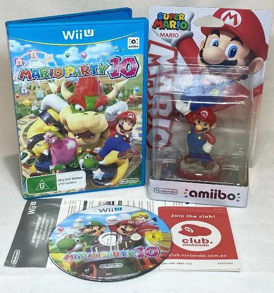 Game | Nintendo Wii U | Amiibo Mario Party 10 Bundle Pack Boxed Physical Video Games Game Nintendo