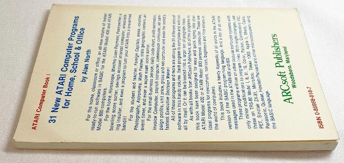 Book | ARCsoft Publishers | 31 New ATARI Computer Programs For Home, School, Office