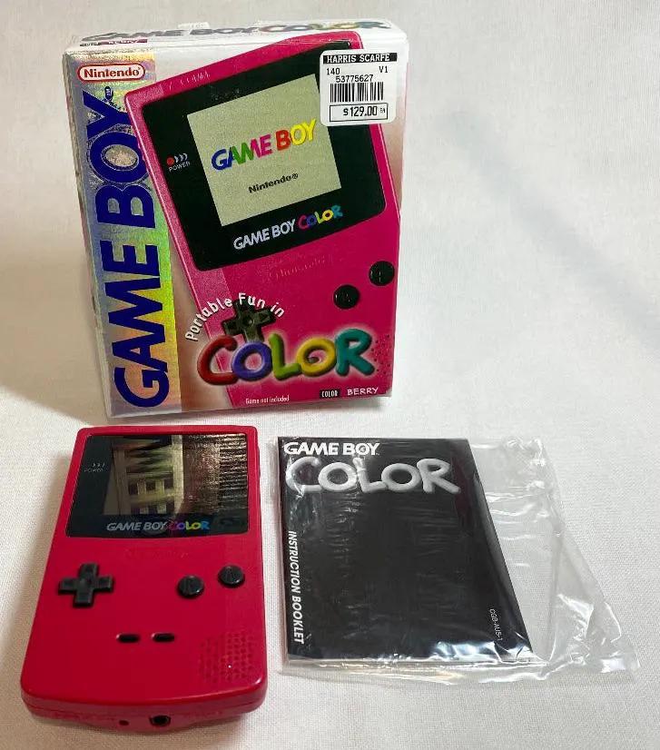Console | Nintendo Game Boy Color GBC | Berry Boxed Video Game Consoles Console Nintendo