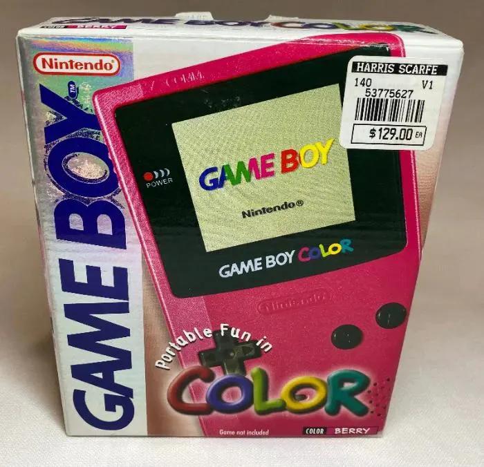 Console | Nintendo Game Boy Color GBC | Berry Boxed Video Game Consoles Console Nintendo