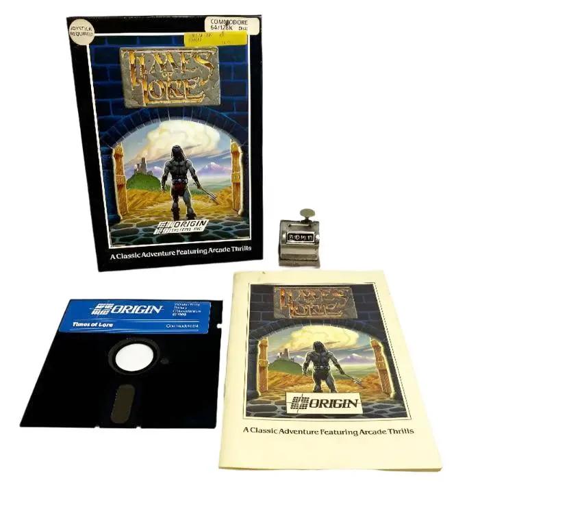 Game | C64 | Boxed Times Of Lore (Disk) Physical Video Games Game Commodore C64