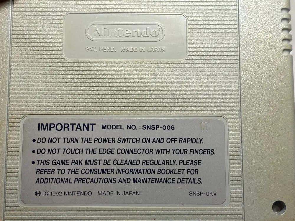 Game | Super Nintendo SNES | Top Gear Physical Video Games Game Nintendo