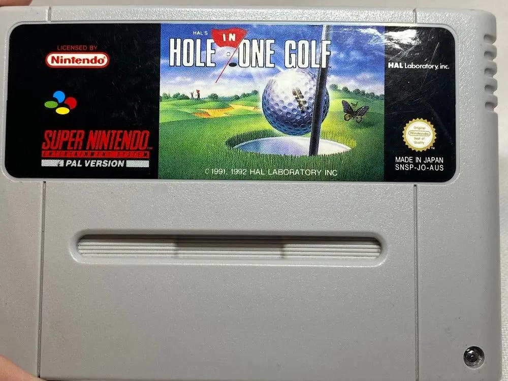 Game | Super Nintendo SNES | Hal's Hole In One Golf Physical Video Games Game Nintendo
