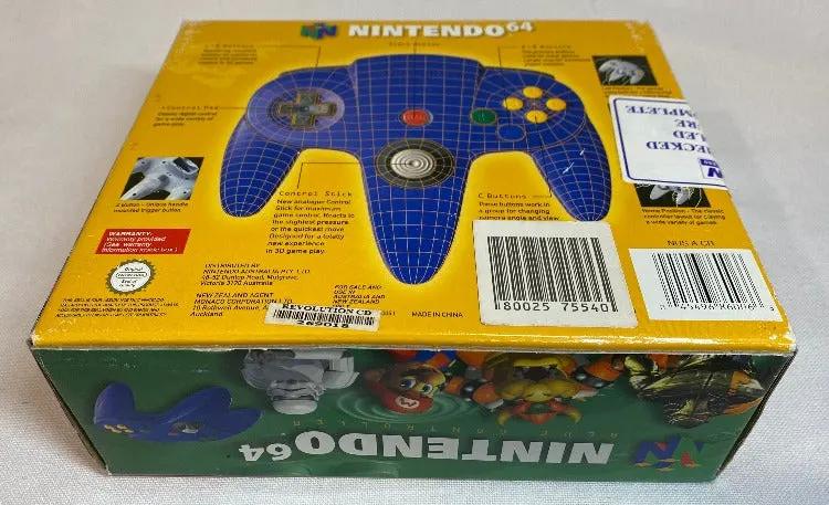 Controller | Nintendo N64 | Blue Boxed Controller Video Game Console Accessories Controllers & Attachments Nintendo