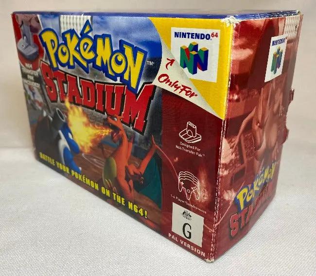 Game | Nintendo N64 | Pokemon Stadium Big Box Transfer Pak Physical Video Games Game Nintendo