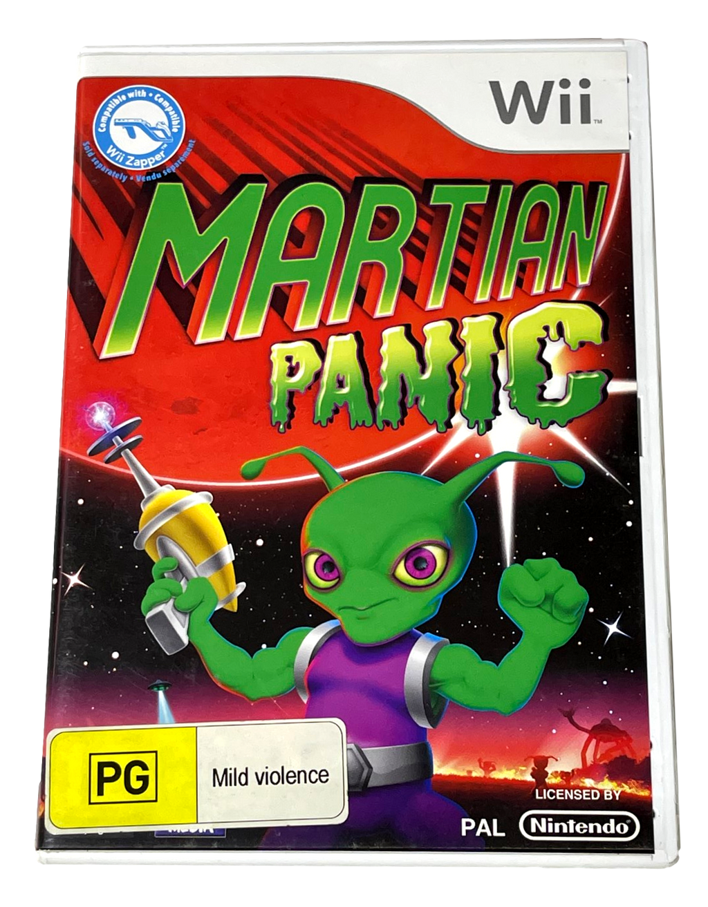 Game | Nintendo Wii | Martian Panic Physical Video Games Game Nintendo