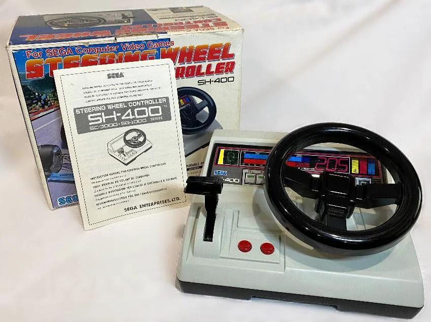 Accessory | Sega | Steering Wheel Controller SH-400 Home Game Console Accessories Accessory Sega