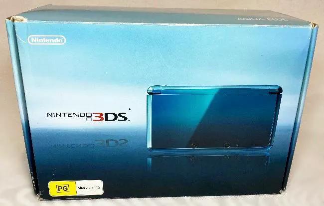 Console | Nintendo 3DS | Aqua Blue Boxed 3DS Console Set Video Game Consoles Console Nintendo