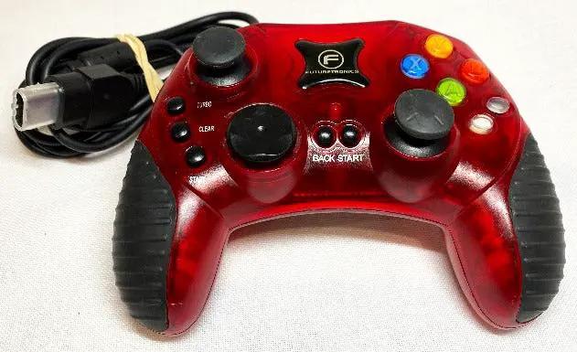 Controller | Xbox | FUTURETRONICS Clear Red Gaming Pads Controllers & Attachments FUTURETRONICS