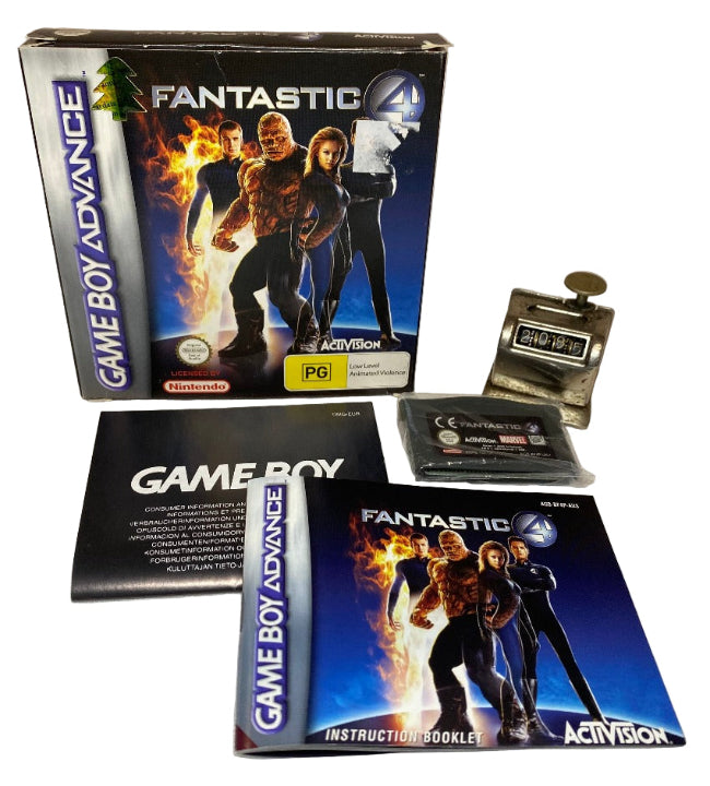 Game | Nintendo Game Boy Advance GBA | Fantastic Four