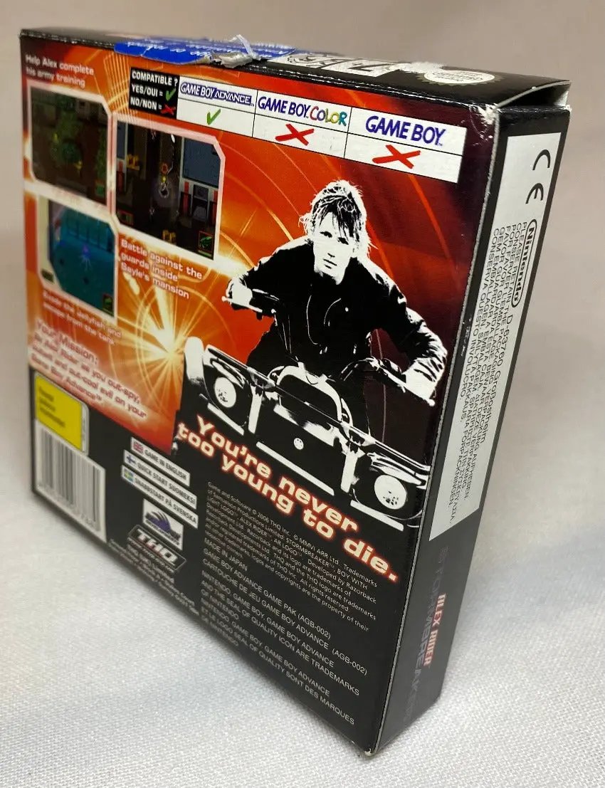 Game | Nintendo Game Boy Advance GBA | Alex Rider: Stormbreaker Physical Video Games Game Nintendo