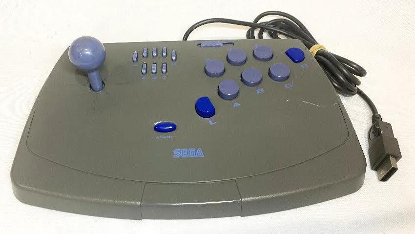 Controller | Sega Saturn | Grey Virtua Stick Joystick HSS-0104 Joystick Controllers Controllers & Attachments Sega