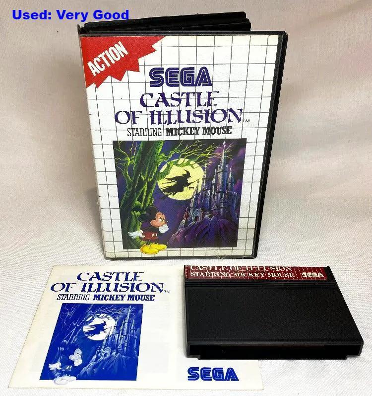 Game | Sega Master System | Castle Of Illusion Physical Video Games Game Sega