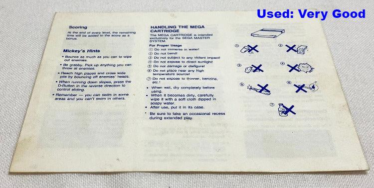 Game | Sega Master System | Castle Of Illusion