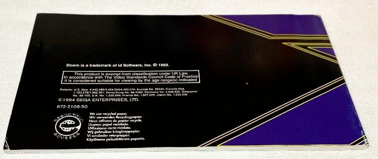 Game | Sega Mega Drive 32X | Doom