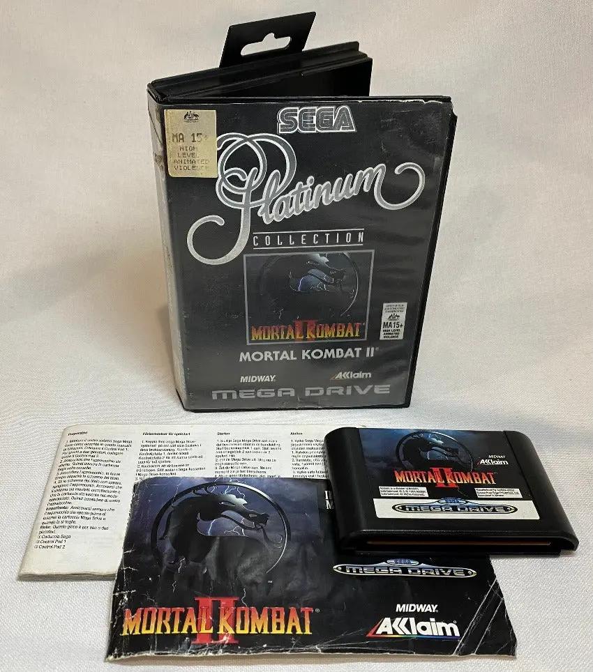 Game | Sega Mega Drive | Mortal Kombat II (Platinum) Physical Video Games Game Sega