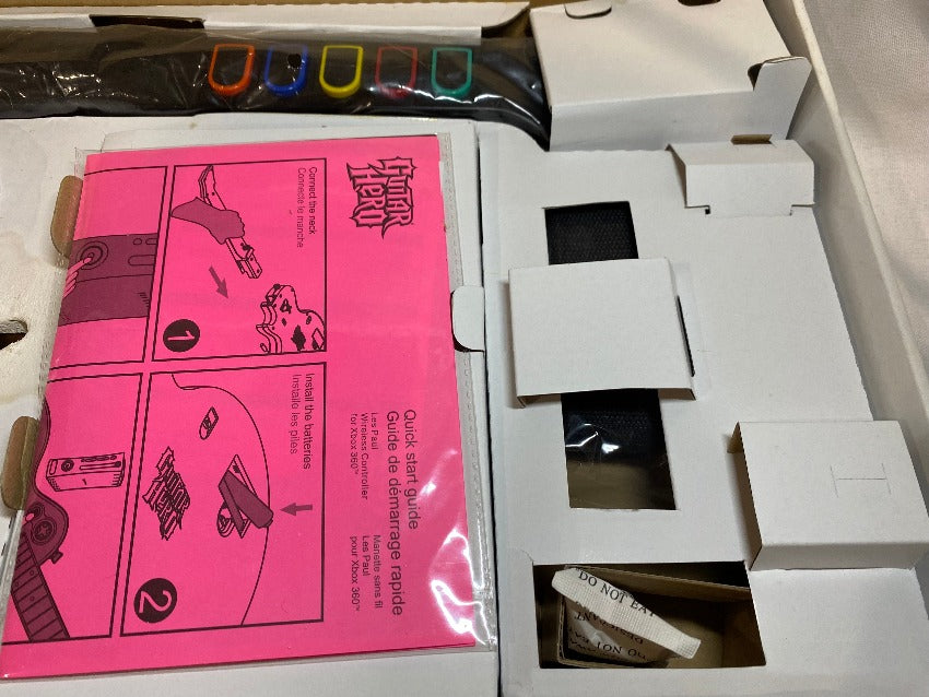 Controller | Microsoft Xbox 360 | Wireless Legends Of Rock Guitar Hero Guitar