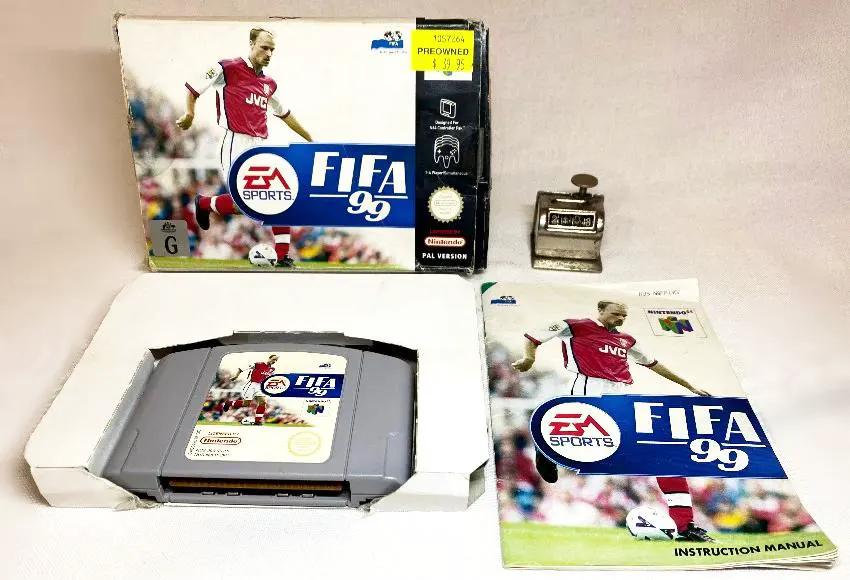Game | Nintendo N64 | FIFA 99 Physical Video Games Game Nintendo