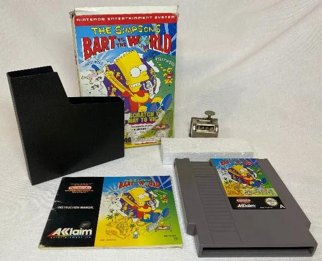 Game | Nintendo NES | The Simpsons Bart vs the World Physical Video Games Game Nintendo