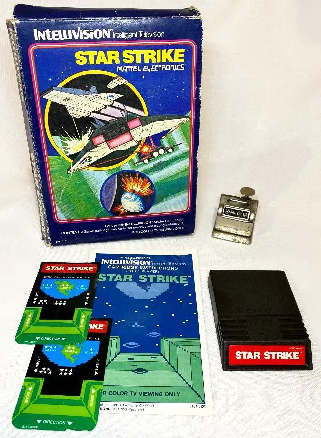 Game | Intellivision | Star Strike Physical Video Games Game Mattel