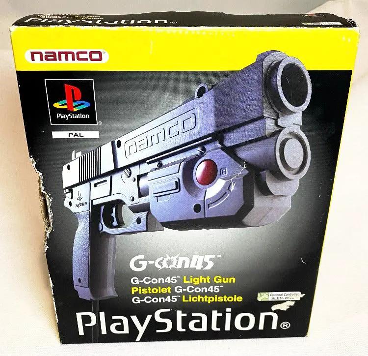 Controller | Sony PlayStation PS1 | Gun Con Light Gun Namco Genuine Guncon NPC-103 G-Con 45 Video Game Console Accessories Controllers & Attachments Sony