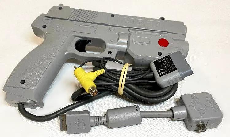 Controller | Sony PlayStation PS1 | Gun Con Light Gun Namco Genuine Guncon NPC-103 G-Con 45 Video Game Console Accessories Controllers & Attachments Sony