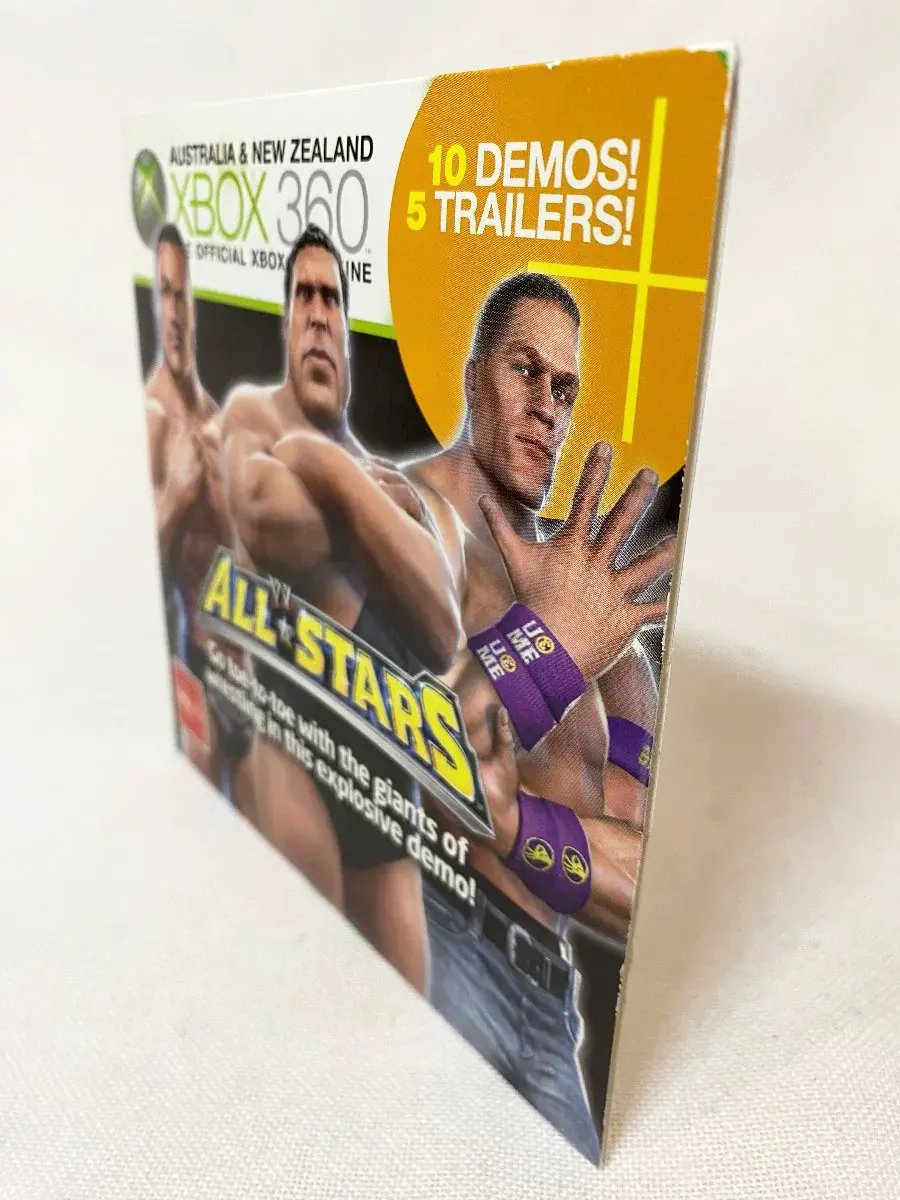 Game | Xbox 360 | WWE All Stars Magazine Demo Disc Physical Video Games Game Microsoft