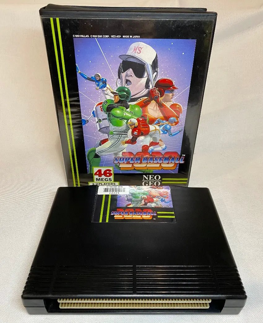 Game | SNK Neo Geo AES | Super Baseball 2020 NGH-030 Physical Video Games Game SNK
