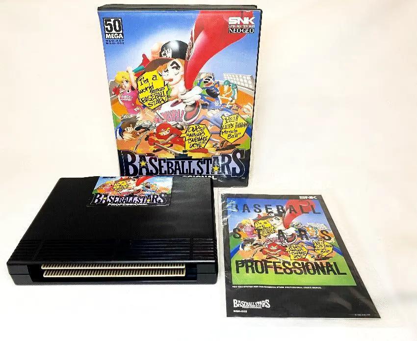 Game | SNK Neo Geo AES | Baseball Stars Professional NGH-002 Physical Video Games Game SNK
