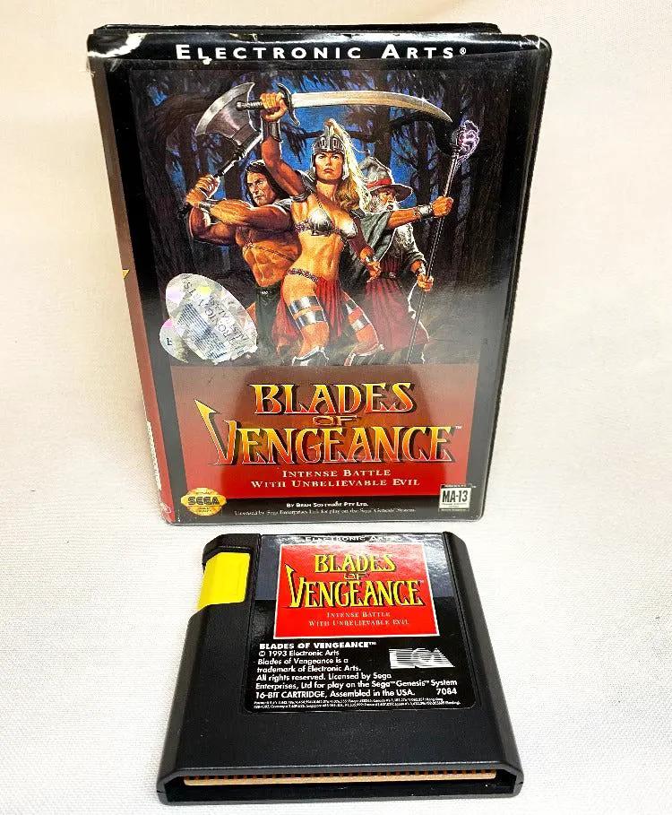 Game | Sega Mega Drive | Blades Of Vengeance Physical Video Games Game Sega