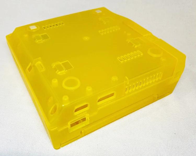 Accessory | Sega Dreamcast | Aftermarket Console Case Clear Yellow