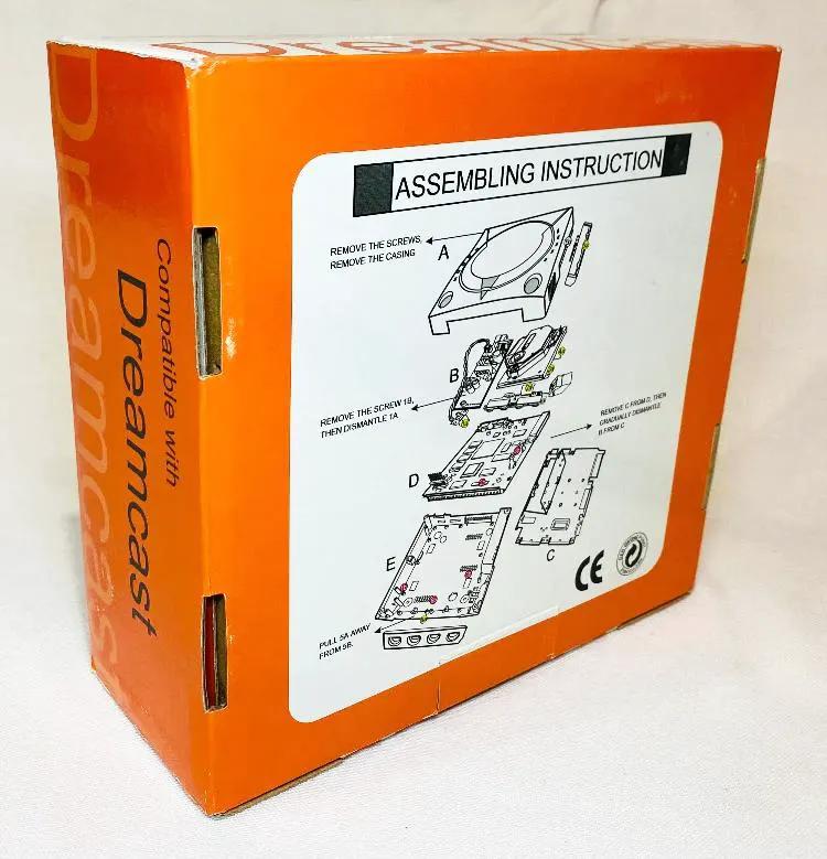 Accessory | Sega Dreamcast | Aftermarket Console Case Clear Yellow Home Game Console Accessories Accessory Sega