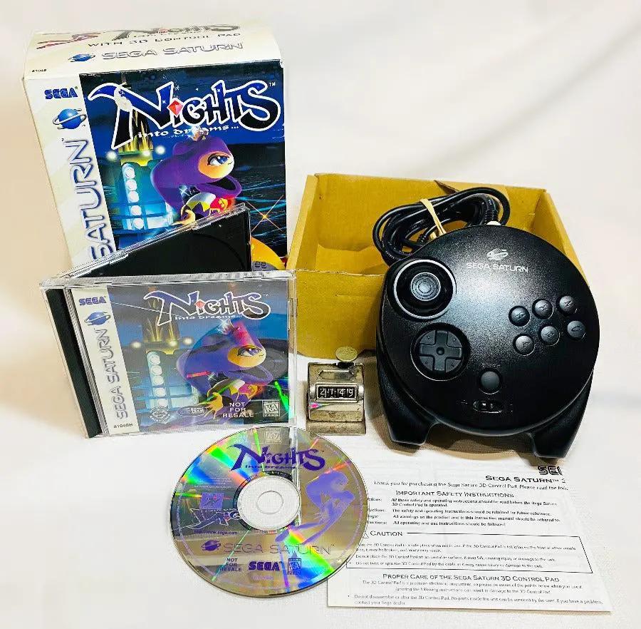Controller | Sega Saturn | Boxed Nights Into Dreams 3D Control Pad Video Game Software Controllers & Attachments Sega