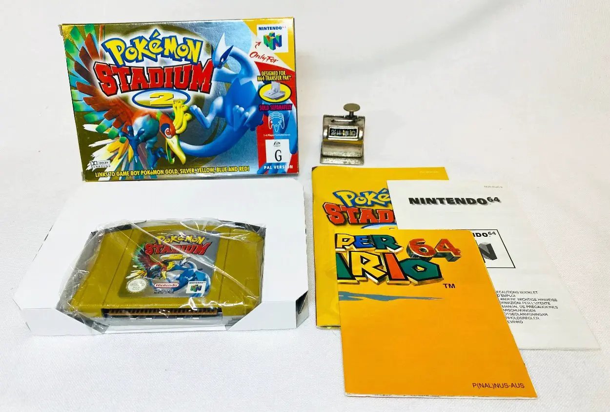 Game | Nintendo N64 | Pokemon Stadium 2 Physical Video Games Game Nintendo