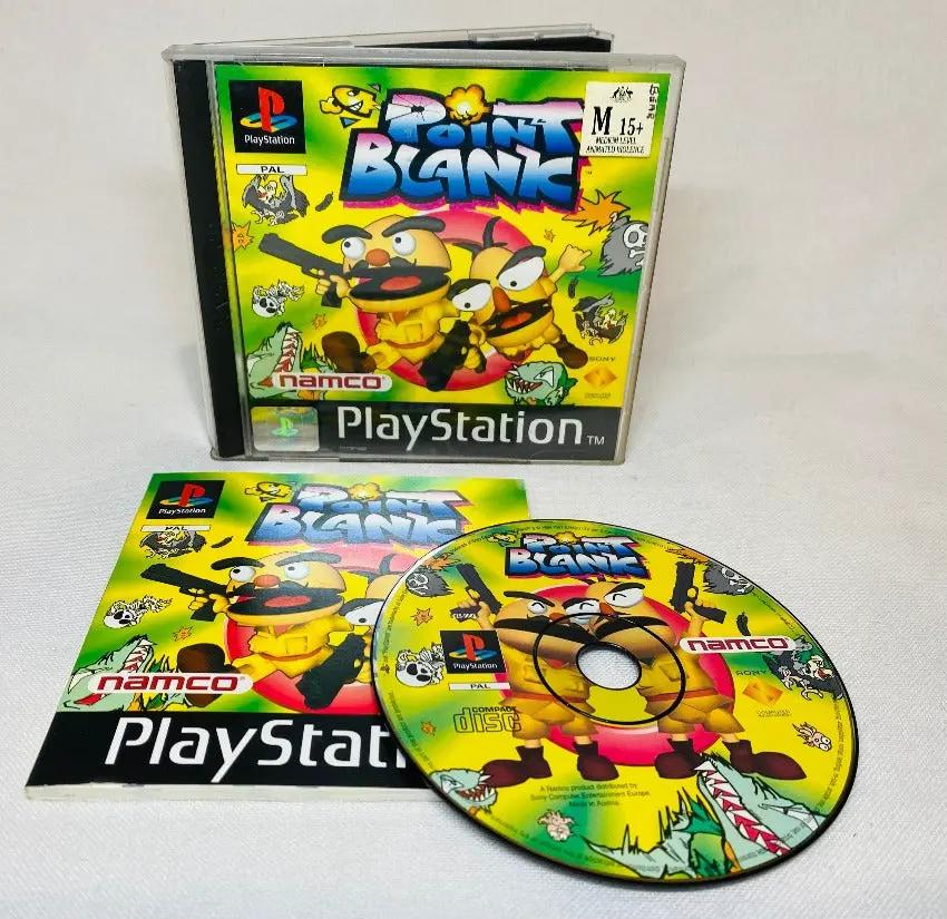 Controller | Sony PlayStation PS1 | Boxed Point Blank + G-Con45 Video Game Software Controllers & Attachments Sony