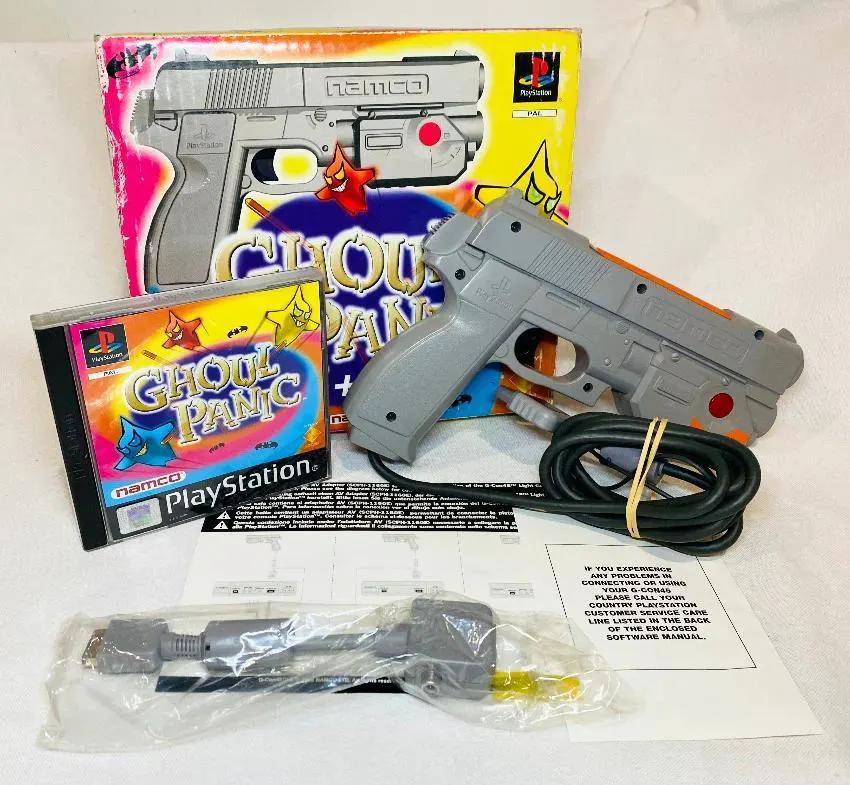 Controller | Sony PlayStation PS1 | Boxed Ghoul Panic + G-Con45 Video Game Software Controllers & Attachments Sony