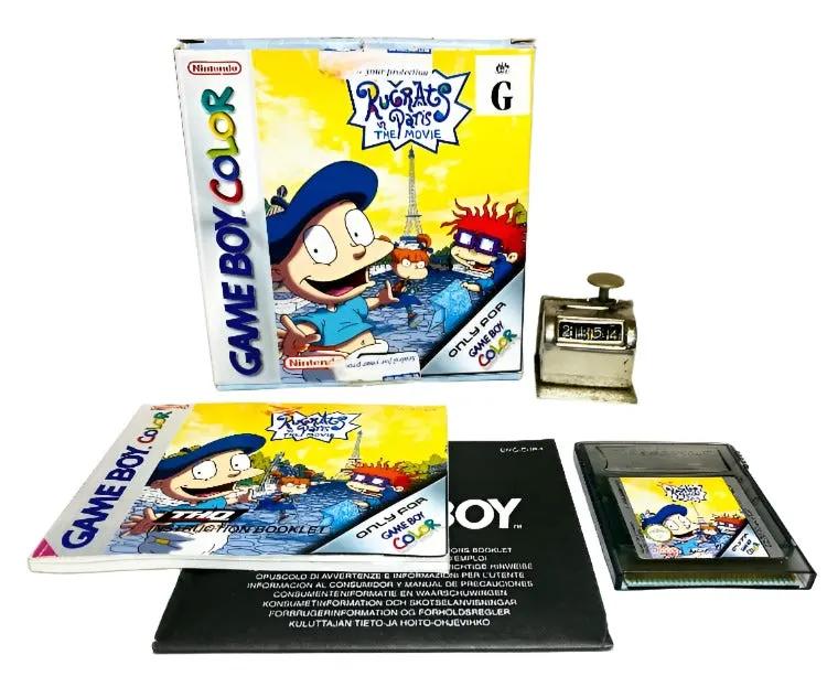 Game | Nintendo Game Boy Color GBC | Rugrats In Paris The Movie Physical Video Games Game Nintendo