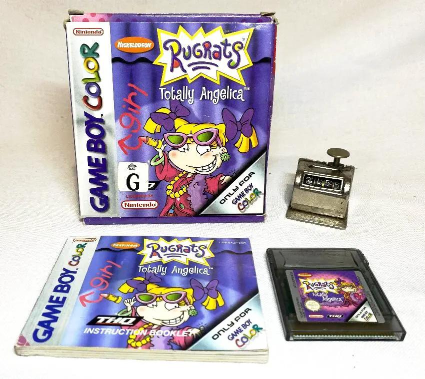 Game | Nintendo Game Boy Color GBC | Rugrats Totally Angelica Physical Video Games Game Nintendo