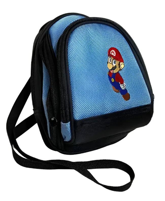 Accessory | Nintendo DS | Blue Super Mario Backpack Carry Case Home Game Console Accessories Accessory Nintendo