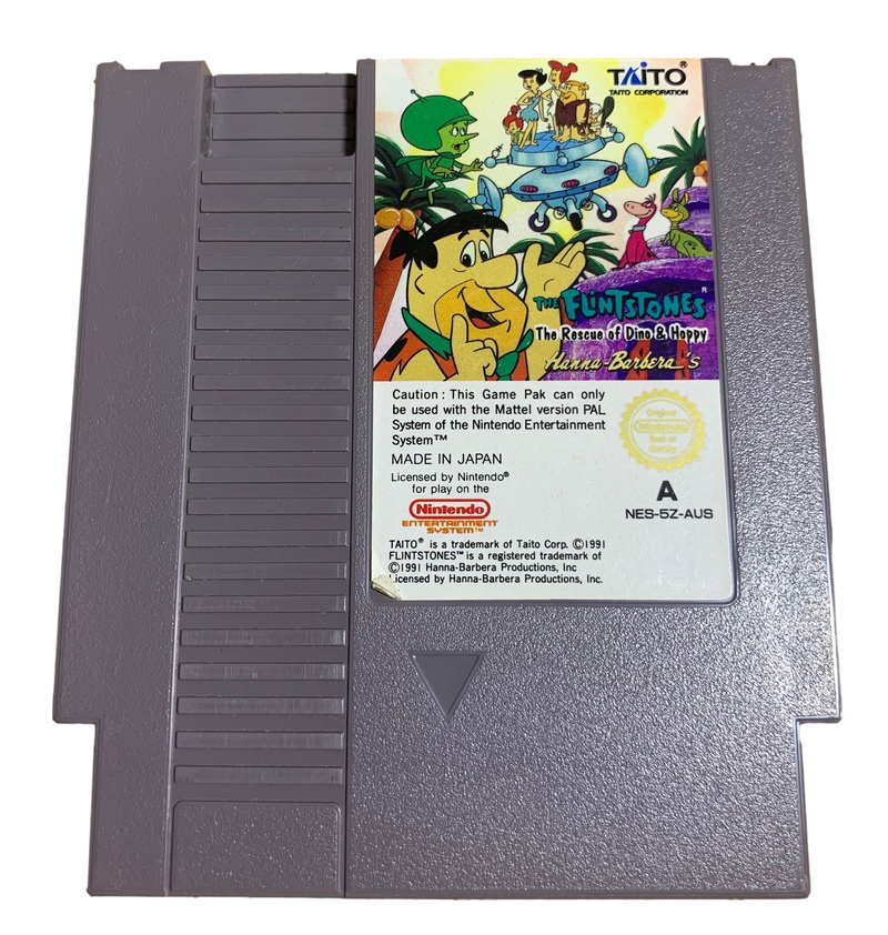 Game | Nintendo NES | The Flintstones The Rescue Of Dino And Hoppy Physical Video Games Game Nintendo