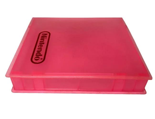 Accessory | Nintendo NES | Genuine Clear Pink Cartridge Case Home Game Console Accessories Accessory Nintendo