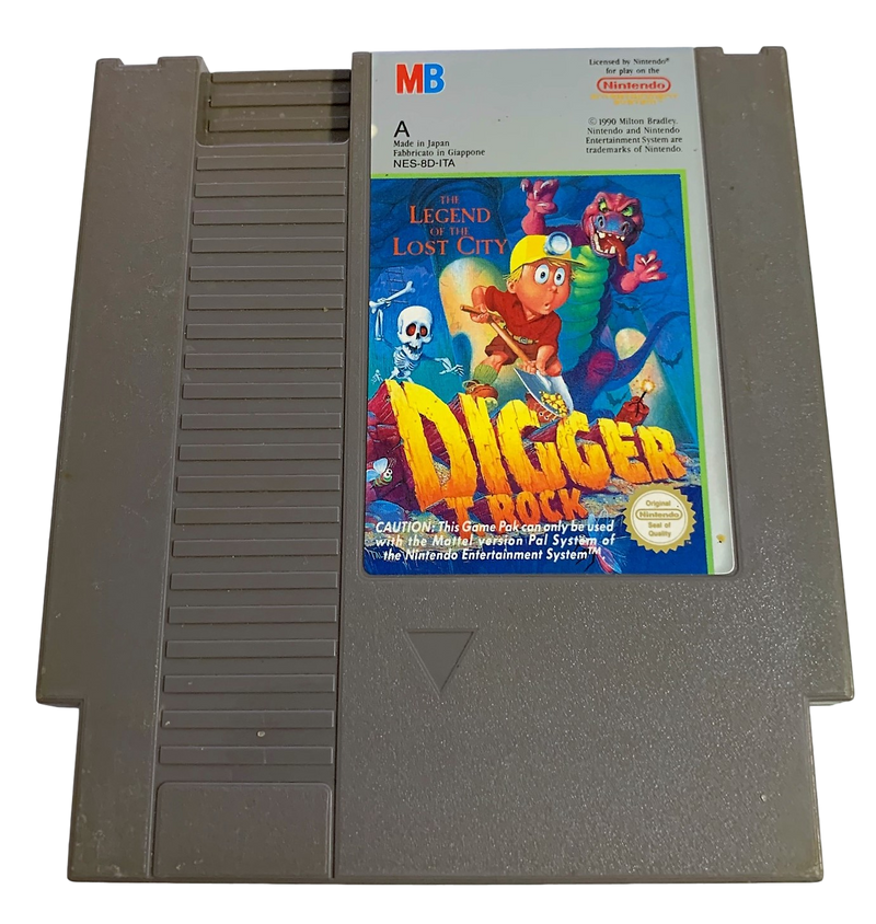 Game | Nintendo NES | Digger T Rock Physical Video Games Game Nintendo