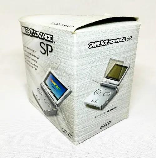 Console | Nintendo Game Boy Advance SP | Boxed Platinum Console Set Video Game Consoles Console Nintendo