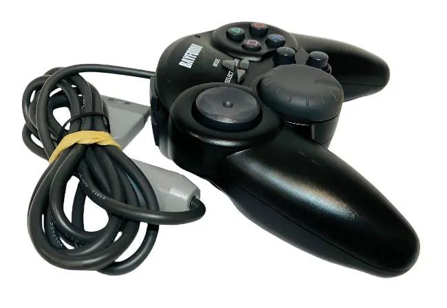 Controller | PlayStation PS1 | Bayform Black Video Game Console Accessories Controllers & Attachments Sony