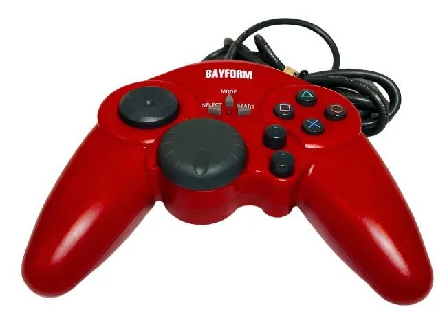 Controller | PlayStation PS1 | Bayform Red Video Game Console Accessories Controllers & Attachments Sony