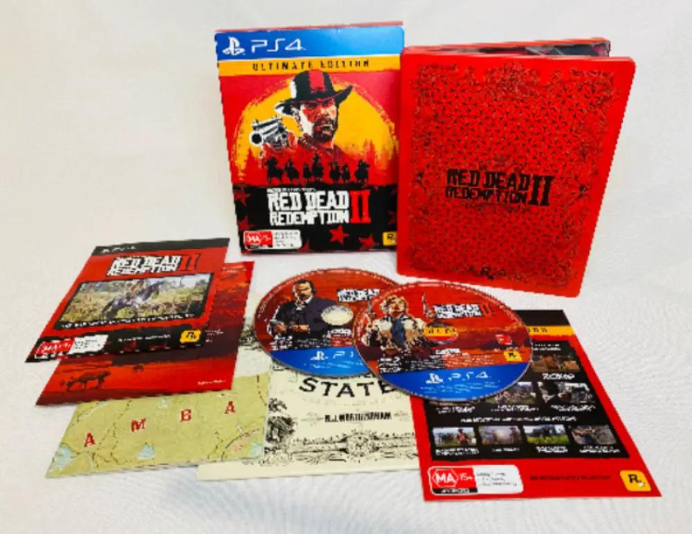 Game | Sony PlayStation 4 | PS4 Red Dead Redemption 2 Ultimate Edition Physical Video Games Game Sony