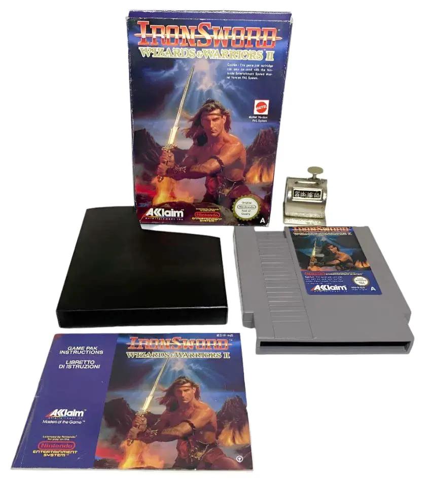 Game | Nintendo NES | Iron Sword Wizards and Warriors II Physical Video Games Game Nintendo