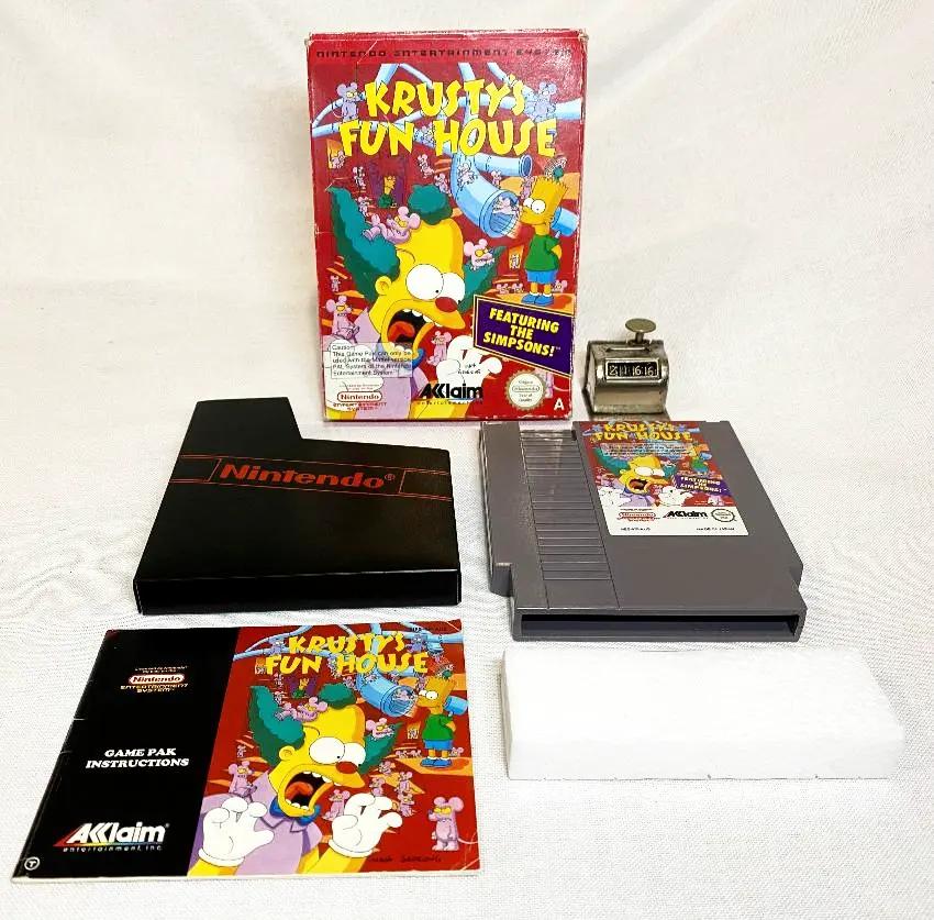Game | Nintendo NES | Krusty's Fun House Physical Video Games Game Nintendo