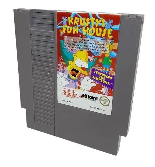 Game | Nintendo NES | Krusty's Fun House Physical Video Games Game Nintendo